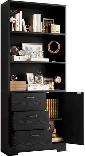 Bookcase tier open - bookcase, shelves