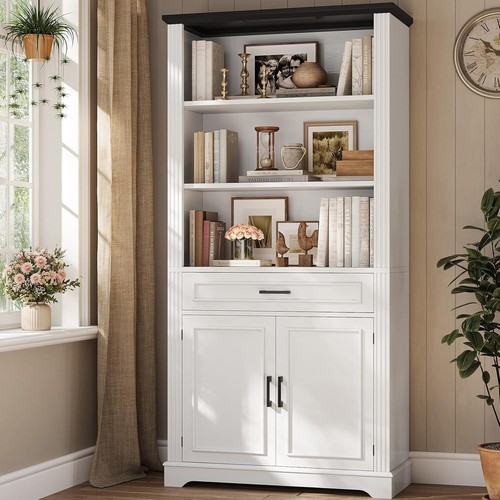 Farmhouse bookshelf and - bookshelf,