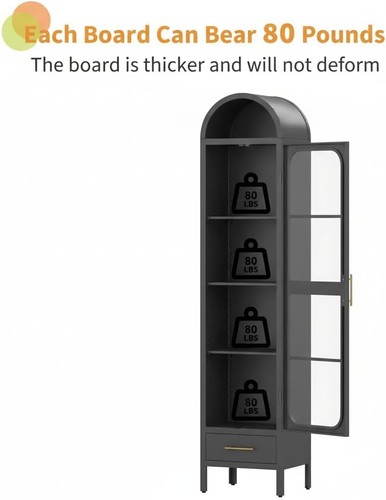 Tall narrow arched - narrow, bookcase