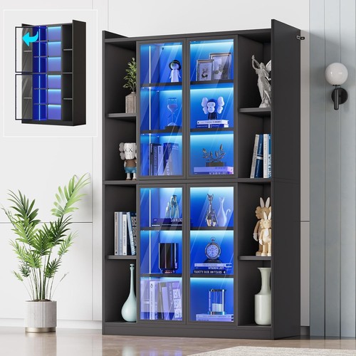 Display cabinet with - 71", glass